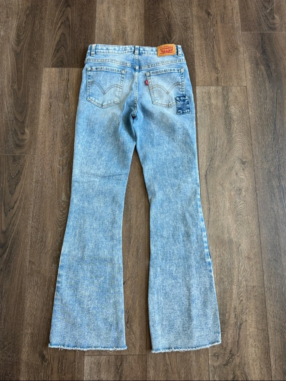 Levi’s Patchwork Flared Jeans girls size 16